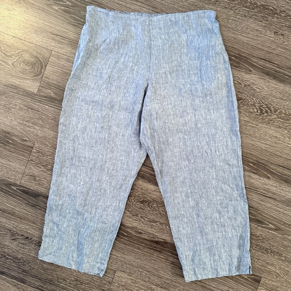 Bryn Walker 100% Linen Capris